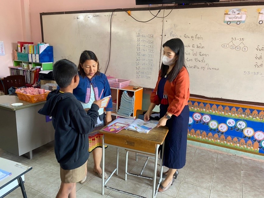 นิเทศการอ่านออกเขียนได้ของนักเรียนชั้นประถมศึกษาปีที่1 -ชั้นประถมศึกษาปีที่ 3 และการเตรียมการสอบO-Net